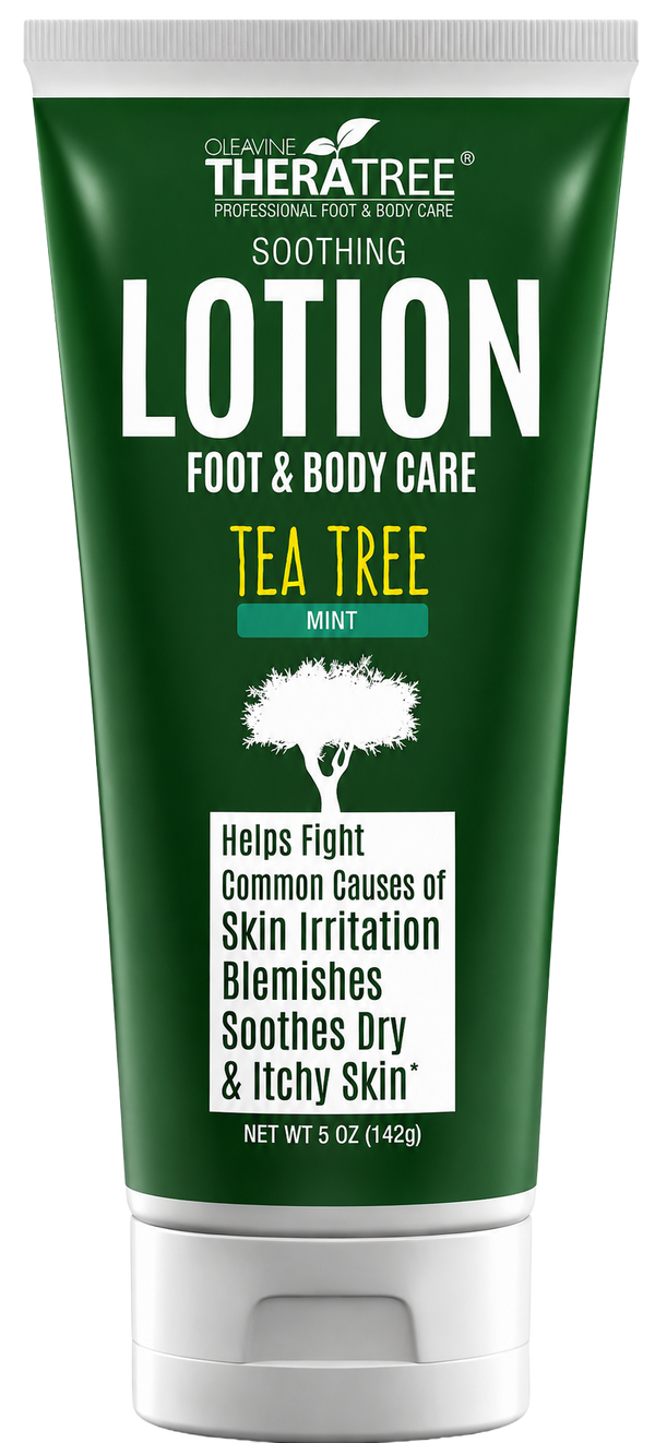 TheraTree Tea Tree Lotion with Neem Oil - moisturizing body lotion with aloe vera and oat