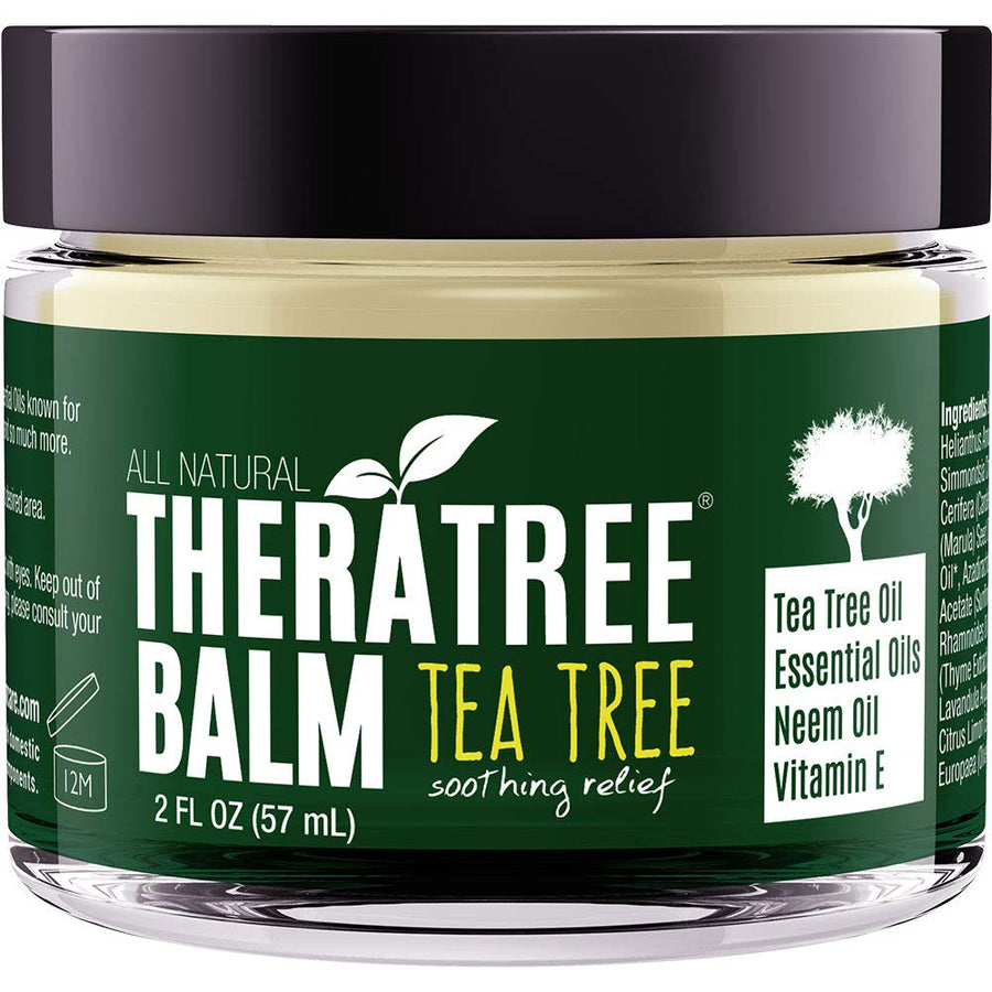 TheraTree Balm with Neem Oil - tea tree healing balm for eczema, athlete's foot, and dry skin