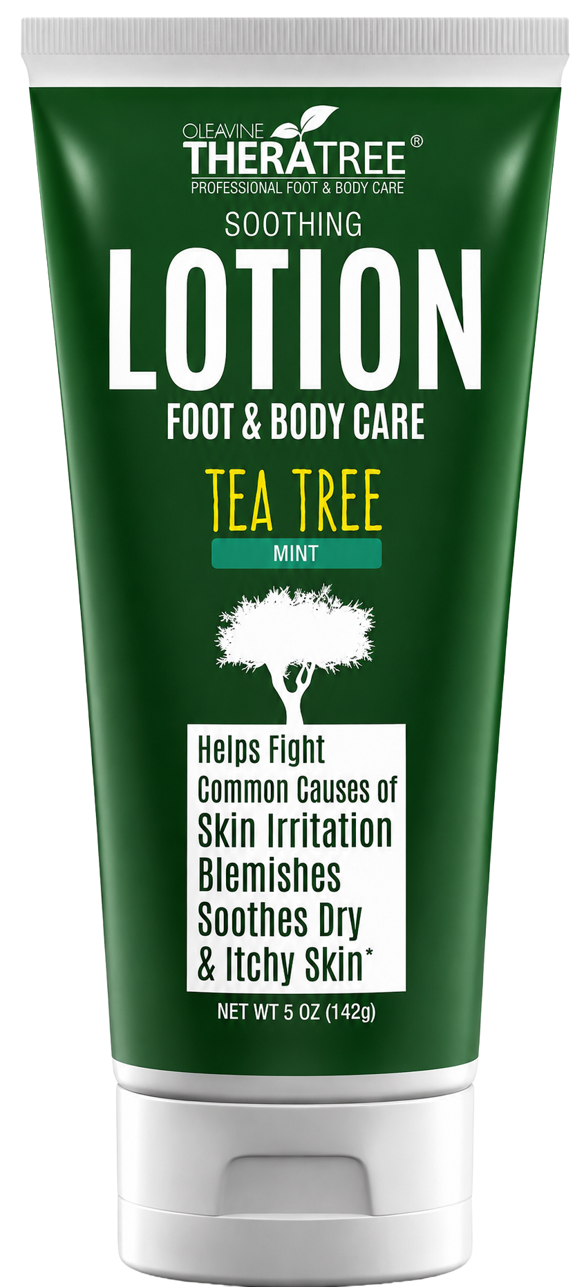 TheraTree Tea Tree Lotion with Neem Oil - moisturizing body lotion with aloe vera and oat