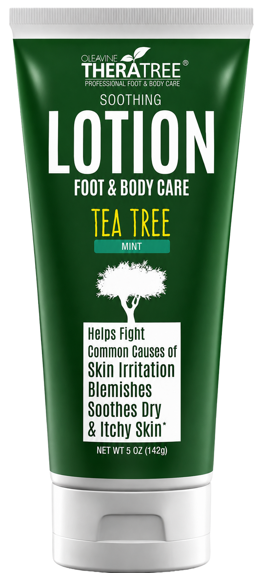 TheraTree Tea Tree Lotion with Neem Oil - moisturizing body lotion with aloe vera and oat